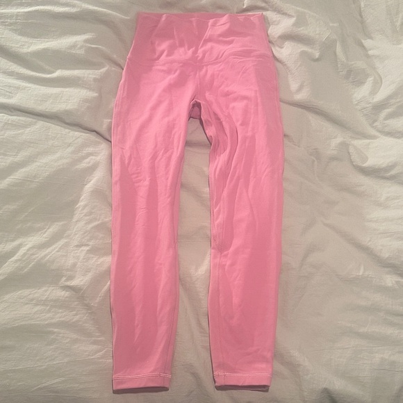 Lululemon Pink Blossom Align Leggings 25” - Picture 2 of 3